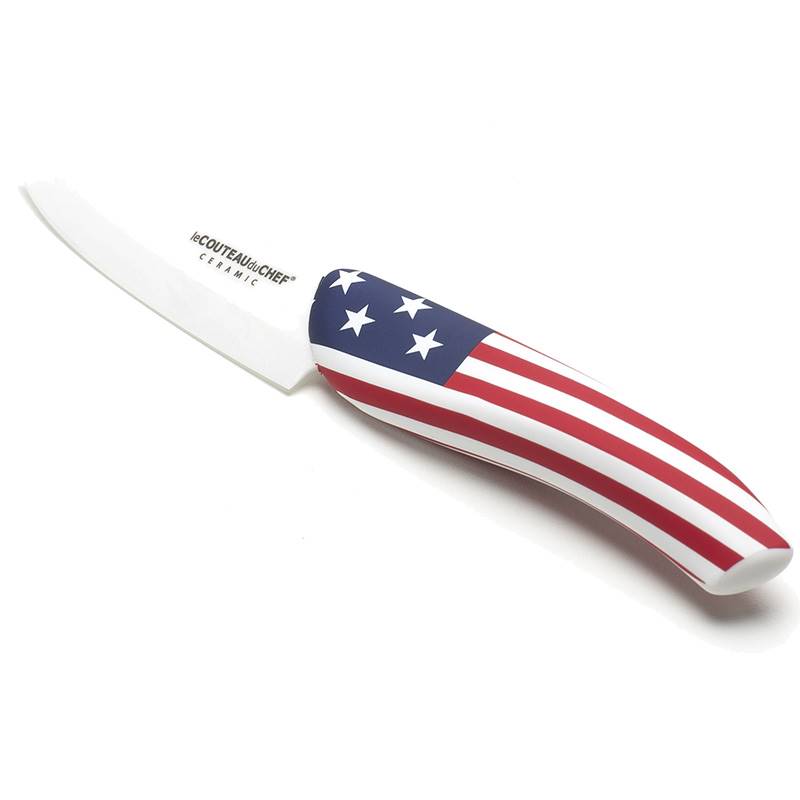 couteau ceramique drapeau