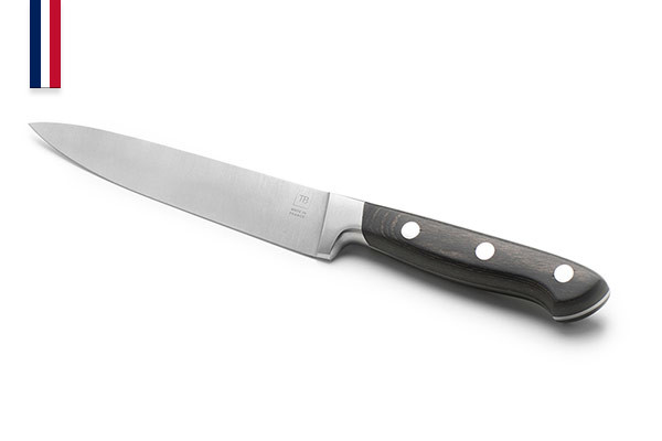 Couteau de cuisine 15 cm - Forgé Traditionnel bois