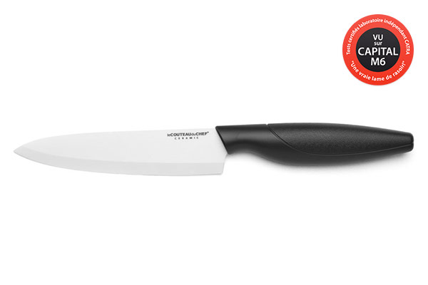 Couteau de chef 15 cm Le Couteau du Chef – Lame blanche en céramique