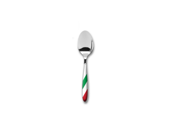 Cuillère à café Inédit - Manche ABS drapeau Italie