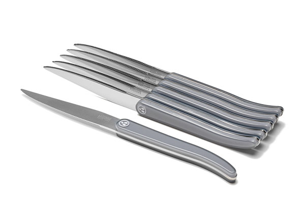 Set de 6 couteaux de table Laguiole Evolution – Lame pleine soie