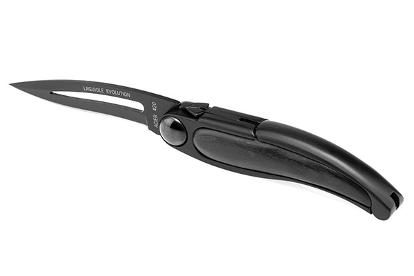 Couteau de poche Laguiole Evolution Titanium 10 cm – couteau pliant avec tire-bouchon