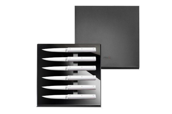 6 Couteaux de table A|M Blanc