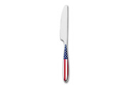 Couteau de table Inédit - Manche ABS drapeau USA