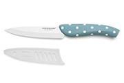 Set de 4 couteaux de cuisine gamme Pois - Lame en céramique blanche