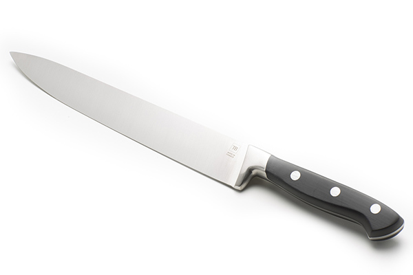 Couteau de cuisine 25 cm professionnel Made in France - Forgé Traditionnel POM