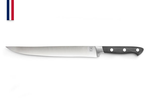 Couteau de cuisine français 22 cm - Forgé Traditionnel bois
