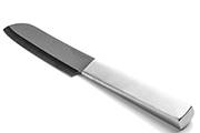Couteau Santoku 13 cm Urban - Lame en céramique noire