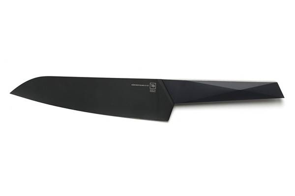Couteau santoku 19cm Furtif – Couteaux japonais lame noire
